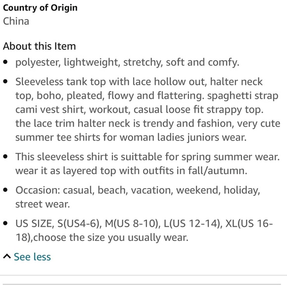 ☀️ Spaghetti Strap Flowy Halter Top - Picture 8 of 12